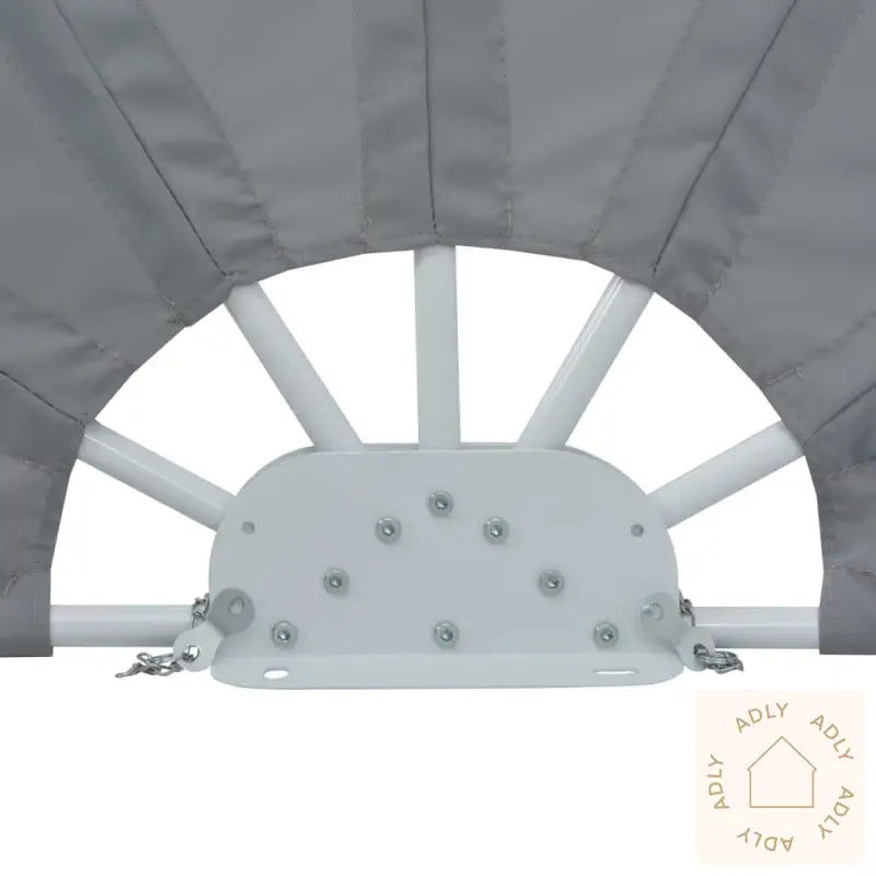 Sammenleggbar Sidemarkise For Terrasse Grå 200 Cm