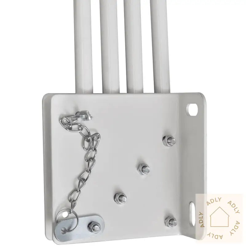 Sammenleggbar Sidemarkise For Balkong Grå 160X240 Cm