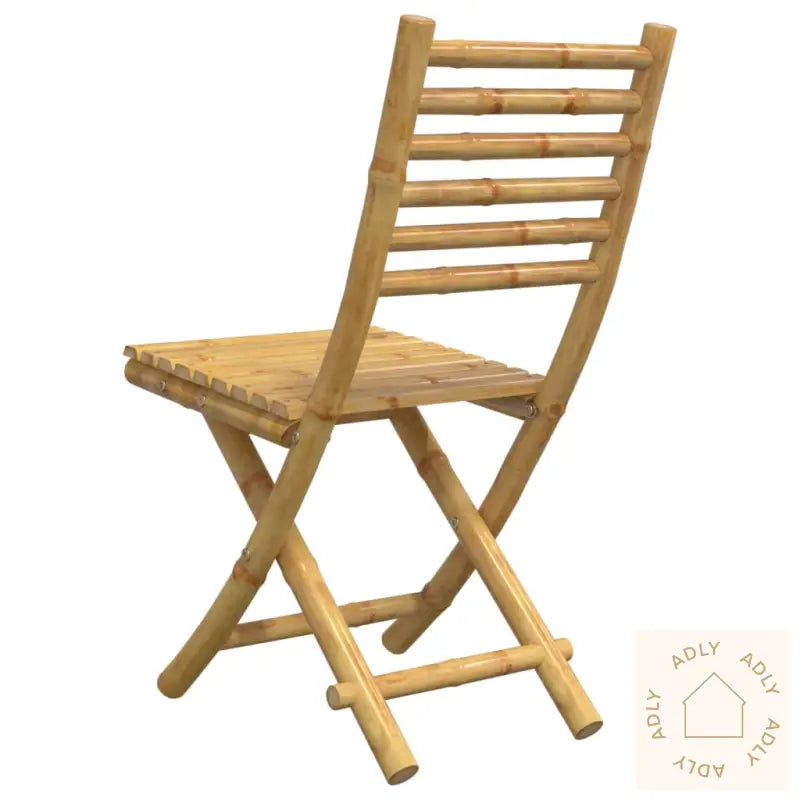 Sammenleggbare Hagestoler 4 Stk 43X54X88 Cm Bambus