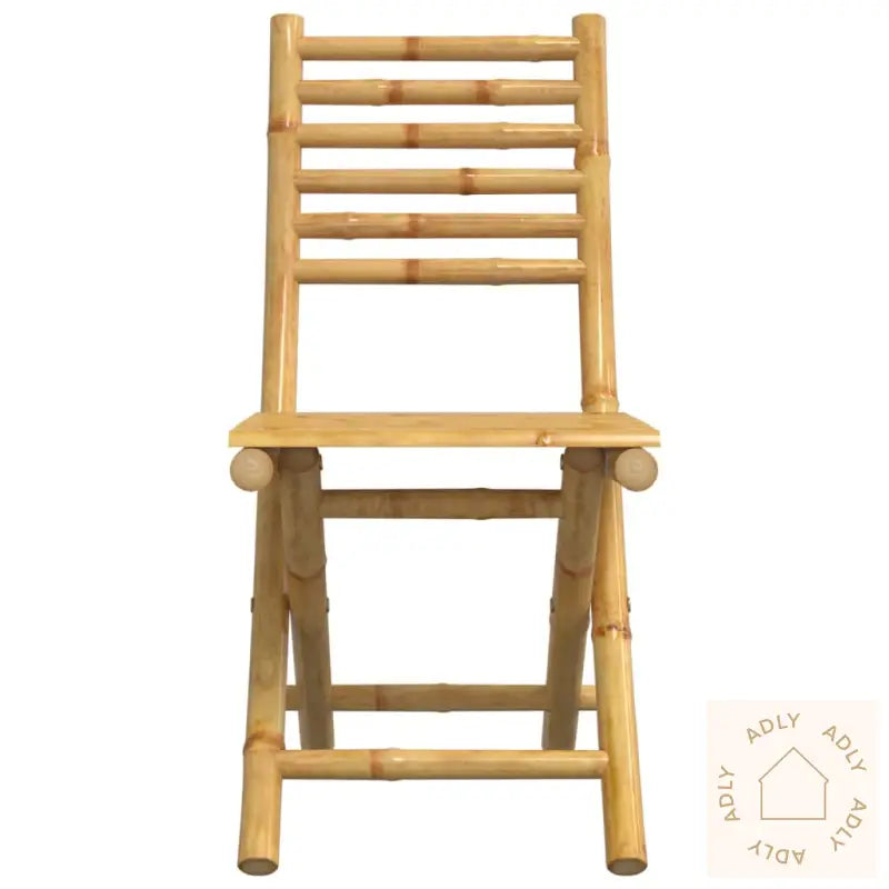 Sammenleggbare Hagestoler 4 Stk 43X54X88 Cm Bambus