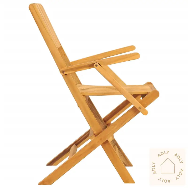Klappstoler 2 Stk 55X61X90 Cm Heltre Teak