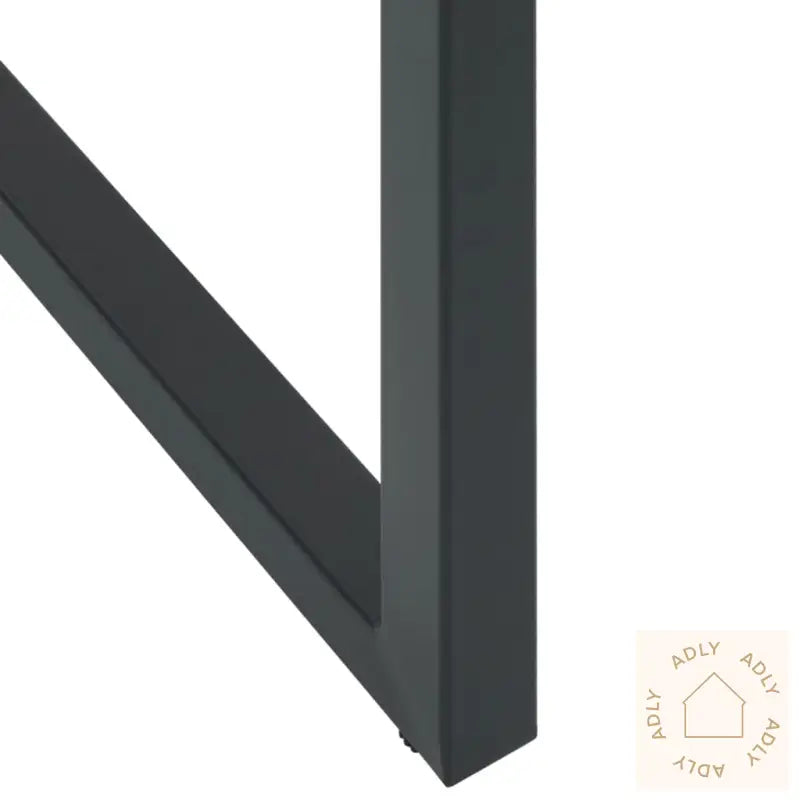 Barkrakker 4 Stk Svart 38X38X80 Cm Pulverlakkert Stål