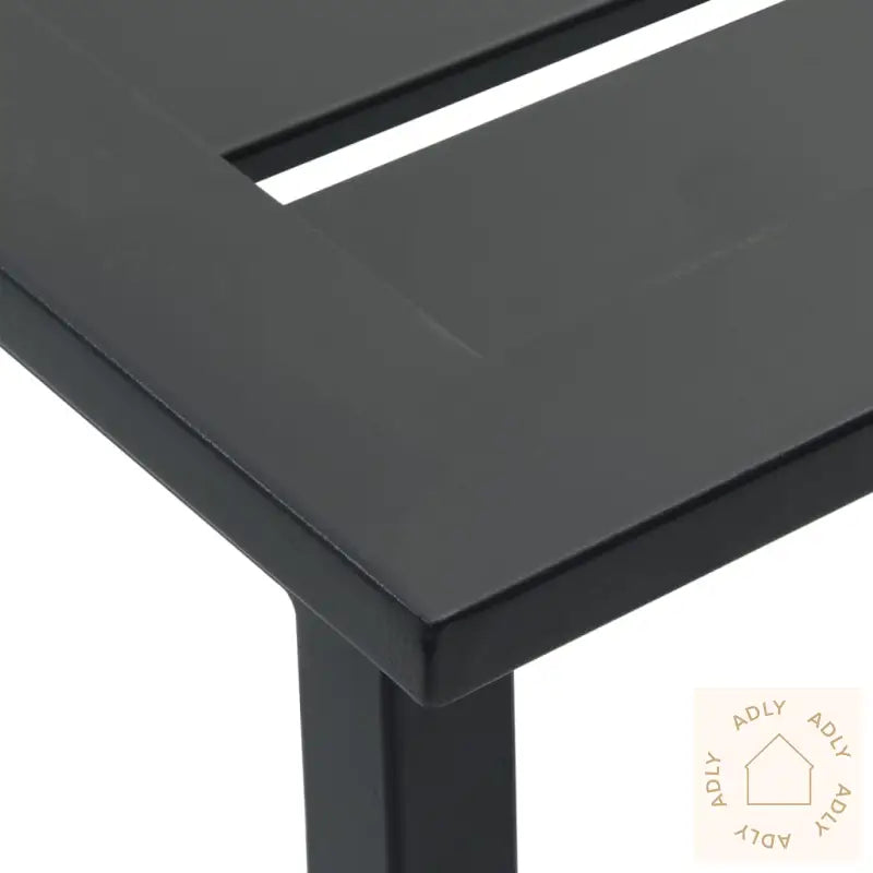 Barkrakker 4 Stk Svart 38X38X80 Cm Pulverlakkert Stål