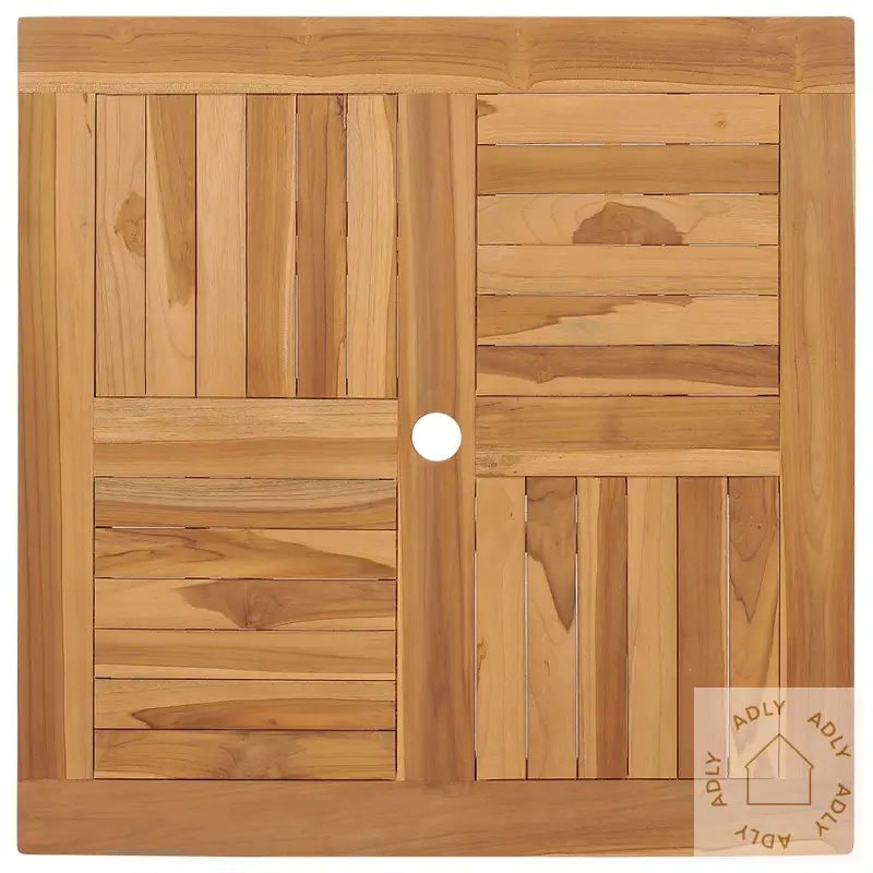 3 Delers Sammenleggbart Hage Bistro Set Solid Tre Akasietre