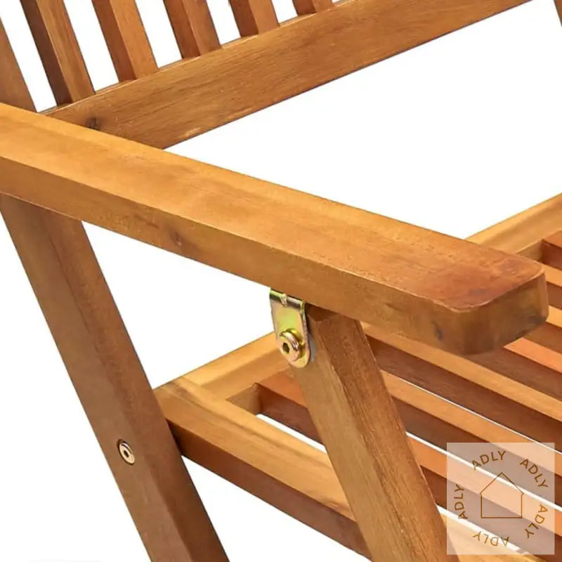 Utendørs Sammenleggbar Spisestue 7 Deler Heltre Akasie