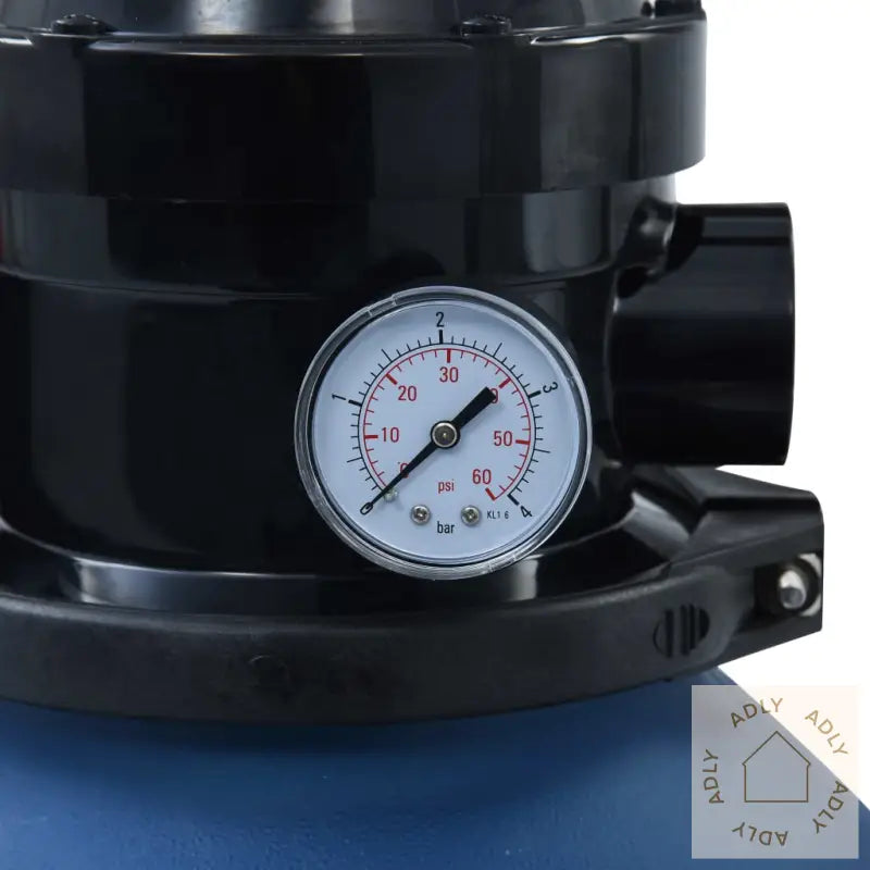 Sandfilter For Basseng Med Ventil I 4 Stillinger Blå 300 Mm