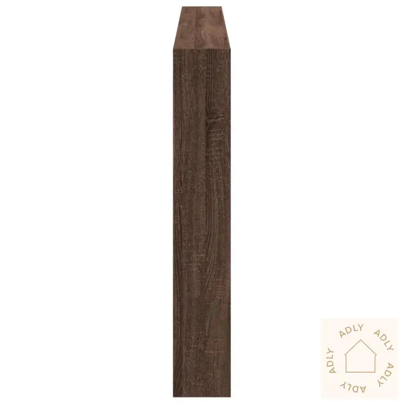 Hodegavl Skap Med Led Brun Eik 200X17X102 Cm