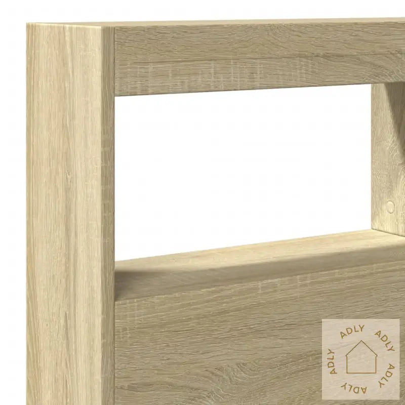 Hodegavl Skap Med Led Sonoma Eik 140X17X102 Cm