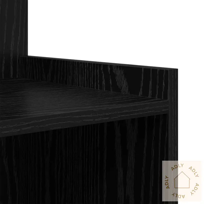Senge Kabinet Svart Eik 40X35X60 Cm Konstruert Tre