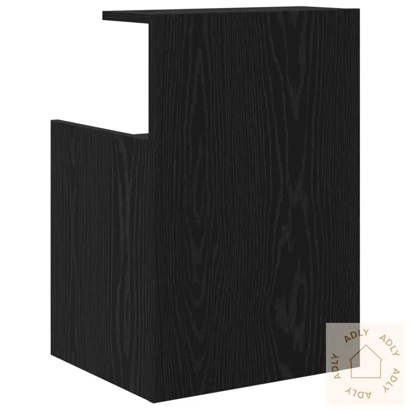 Senge Kabinet Svart Eik 40X35X60 Cm Konstruert Tre