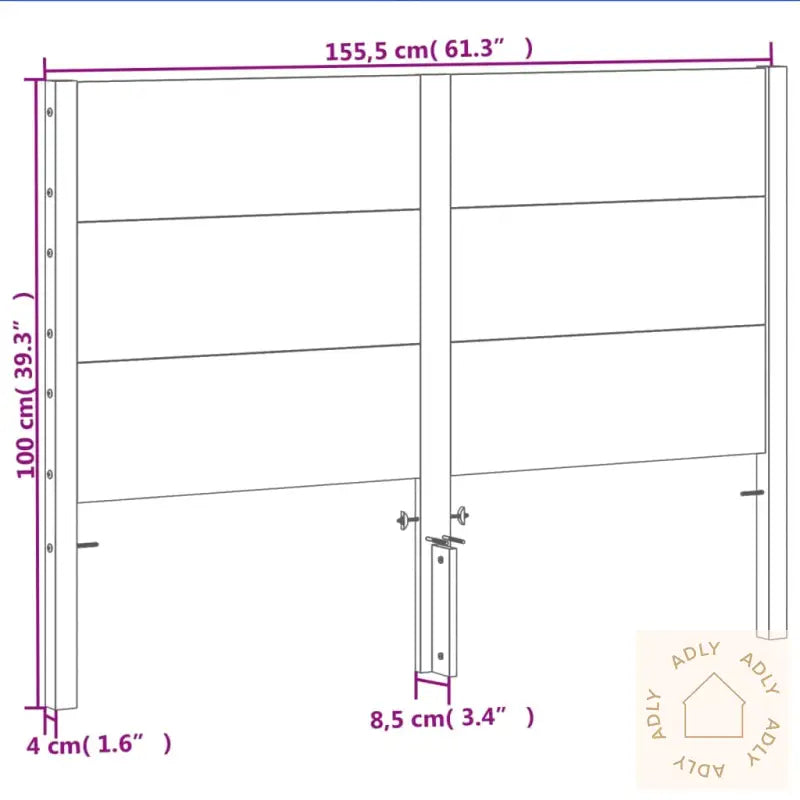 Hodegavl Voksbrun 150 Cm Heltre Furu