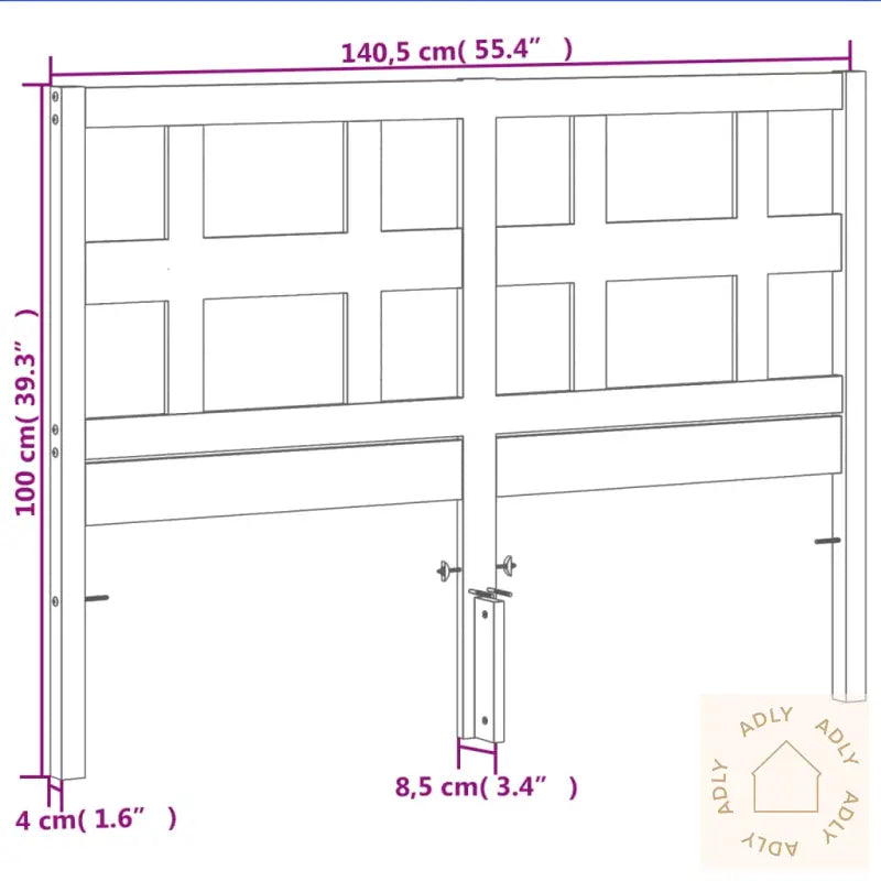 Hodegavl Voksbrun 135 Cm Heltre Furu