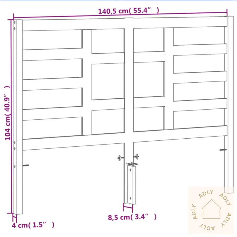 Hodegavl Voksbrun 135 Cm Heltre Furu