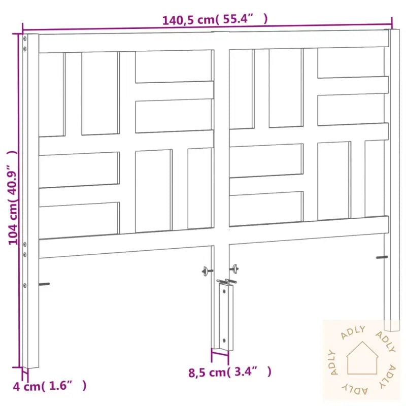Hodegavl Voksbrun 135 Cm Heltre Furu