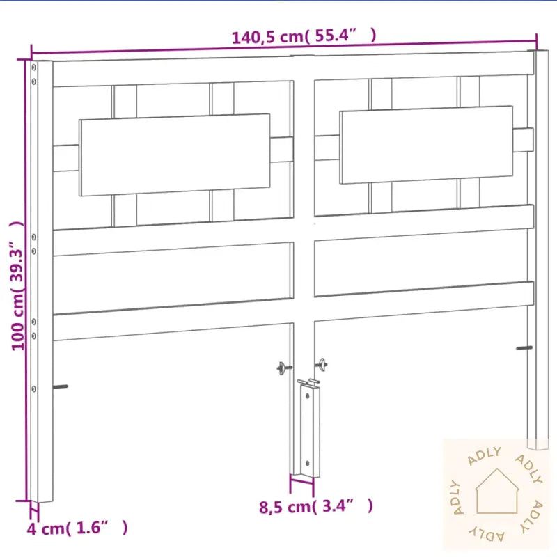 Hodegavl Voksbrun 135 Cm Heltre Furu