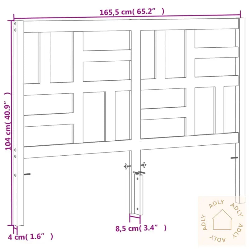 Hodegavl Voksbrun 160 Cm Heltre Furu