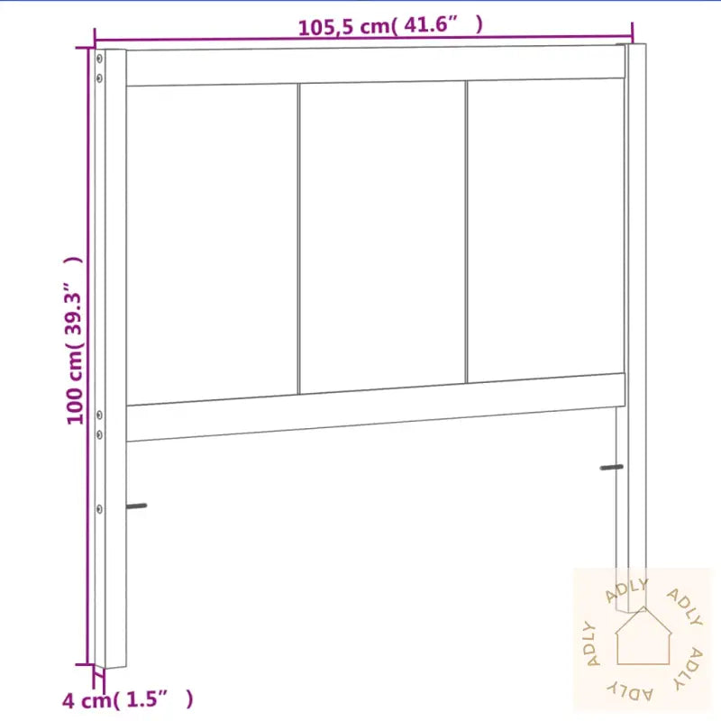 Hodegavl Voksbrun 100 Cm Heltre Furu