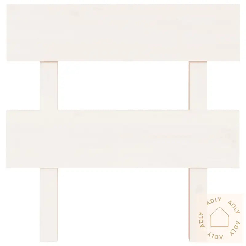 Sengegavl Hvit 93,5X3X81 Cm Heltre Furu