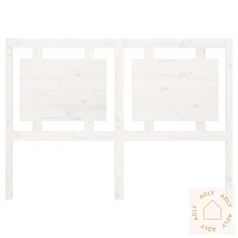 Sengegavl Hvit 140,5X4X100 Cm Heltre Furu