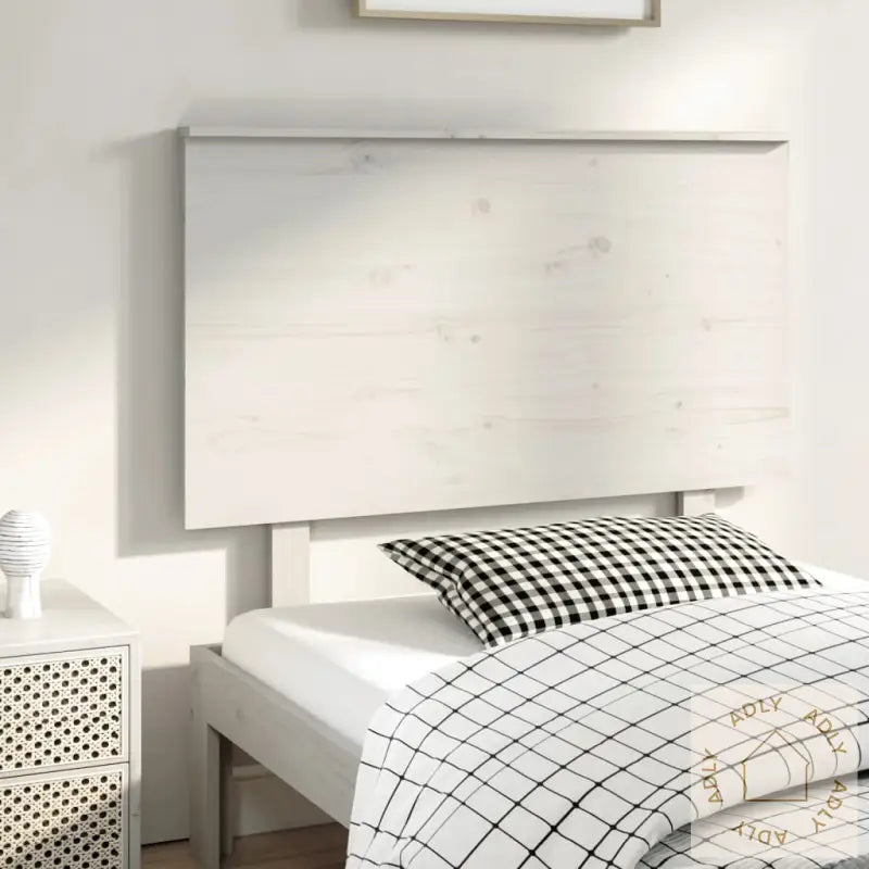 Sengegavl Hvit 104X6X82,5 Cm Heltre Furu