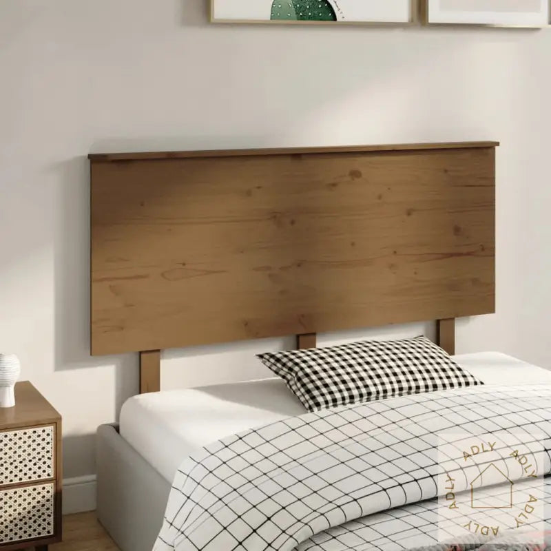 Sengegavl Honningbrun 139X6X82,5 Cm Heltre Furu