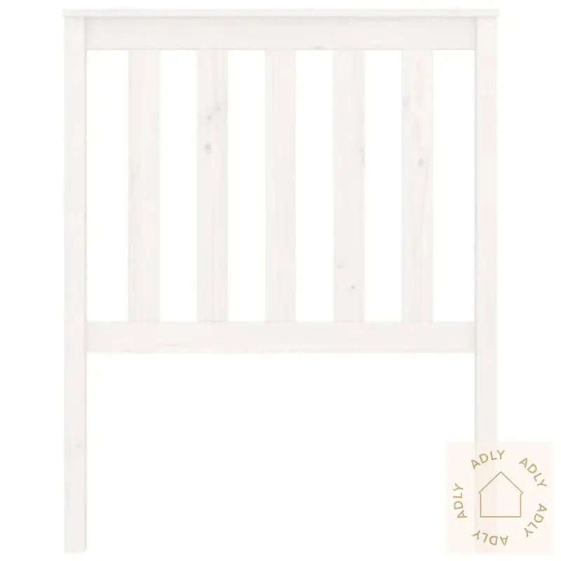 Sengegavl Hvit 81X6X101 Cm Heltre Furu