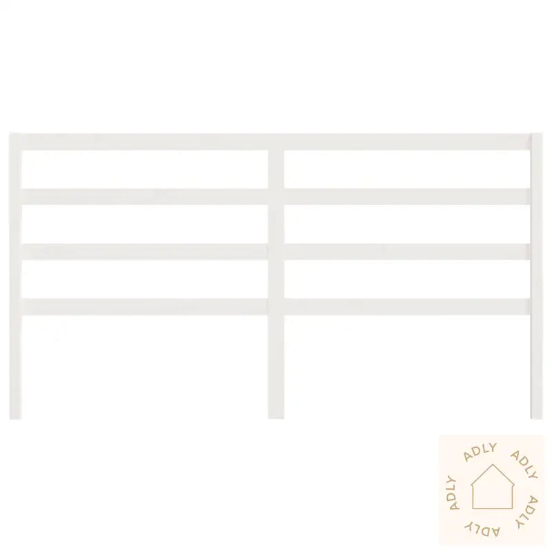 Sengegavl Hvit 206X4X100 Cm Heltre Furu