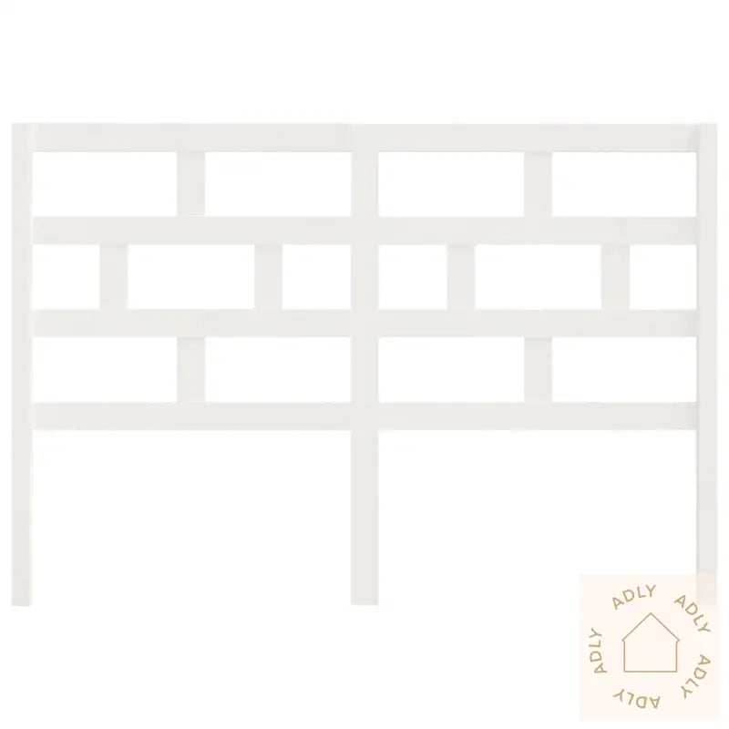Sengegavl Hvit 146X4X100 Cm Heltre Furu