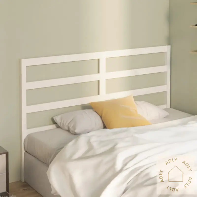 Sengegavl Hvit 146X4X100 Cm Heltre Furu