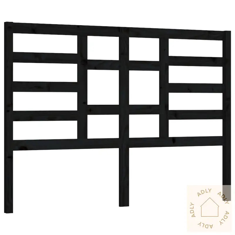 Sengegavl Svart 166X4X104 Cm Heltre Furu