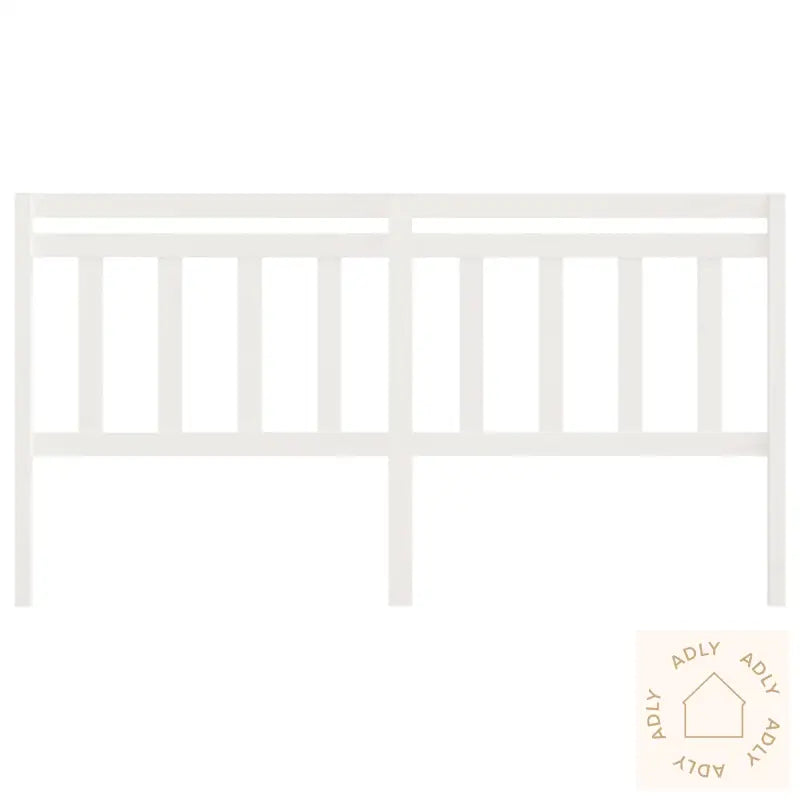 Sengegavl Hvit 206X4X100 Cm Heltre Furu