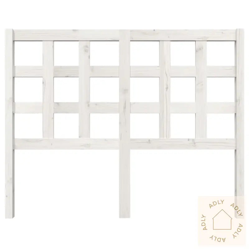 Sengegavl Hvit 125,5X4X100 Cm Heltre Furu