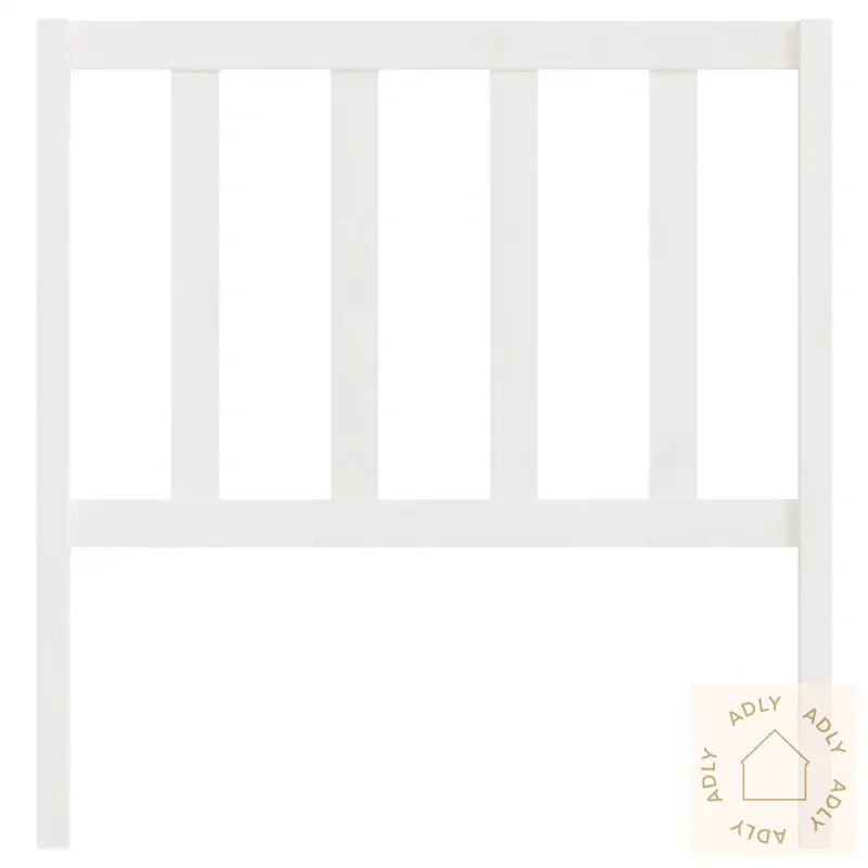 Sengegavl Hvit 106X4X100 Cm Heltre Furu