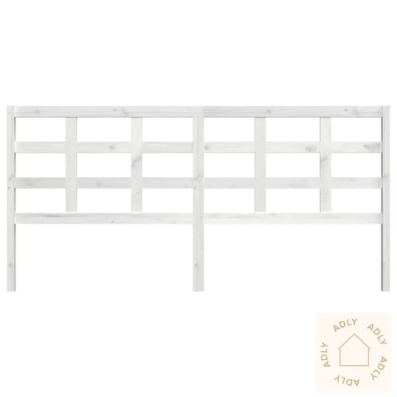 Sengegavl Hvit 205,5X4X100 Cm Heltre Furu