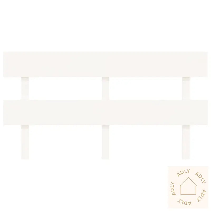 Sengegavl Hvit 164X3X81 Cm Heltre Furu