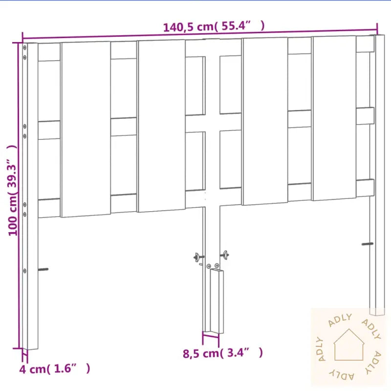 Hodegavl Voksbrun 135 Cm Heltre Furu