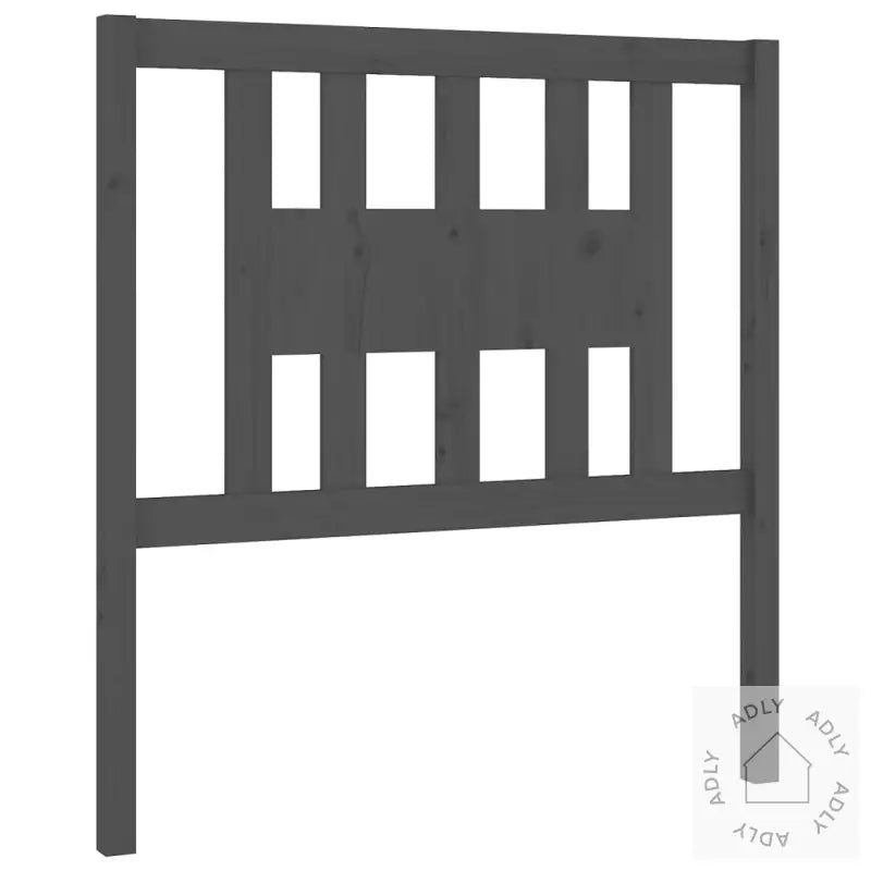 Sengegavl Grå 81X4X100 Cm Heltre Furu
