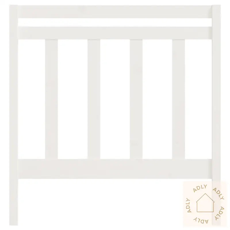 Sengegavl Hvit 106X4X100 Cm Heltre Furu