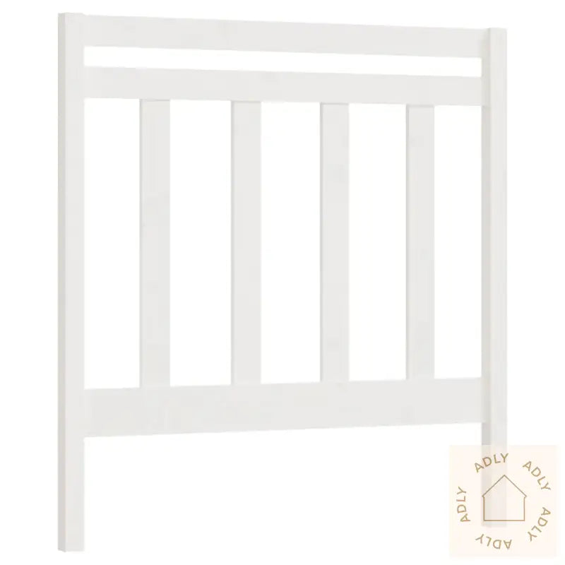 Sengegavl Hvit 106X4X100 Cm Heltre Furu