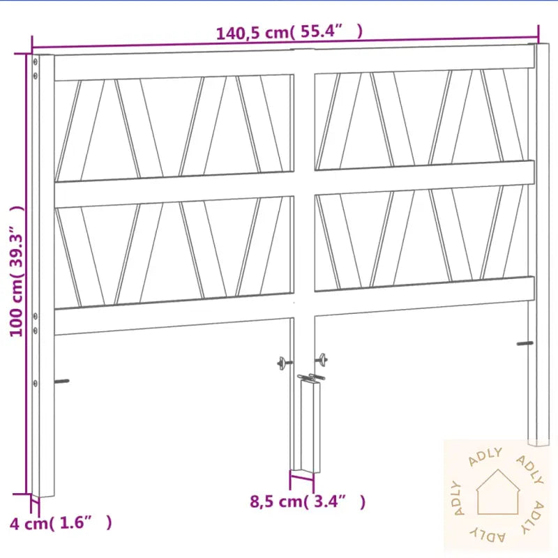 Hodegavl Voksbrun 135 Cm Heltre Furu