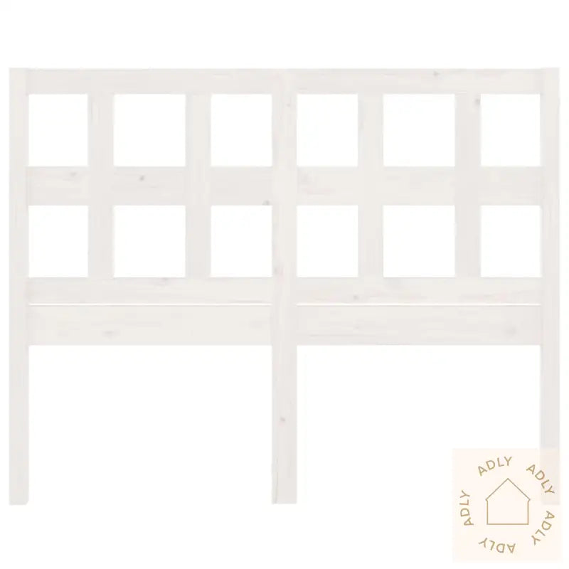 Sengegavl Hvit 125,5X4X100 Cm Heltre Furu