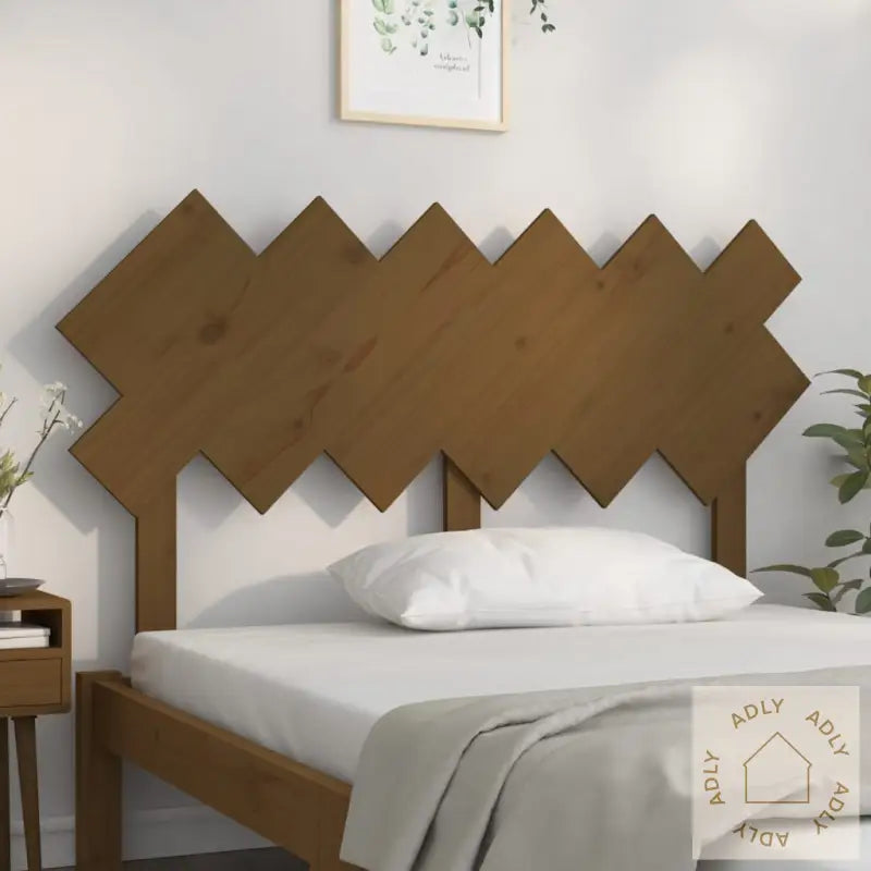 Sengegavl Honningbrun 132X3X81 Cm Heltre Furu