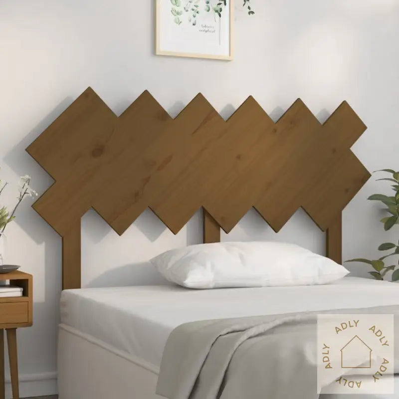 Sengegavl Honningbrun 132X3X81 Cm Heltre Furu