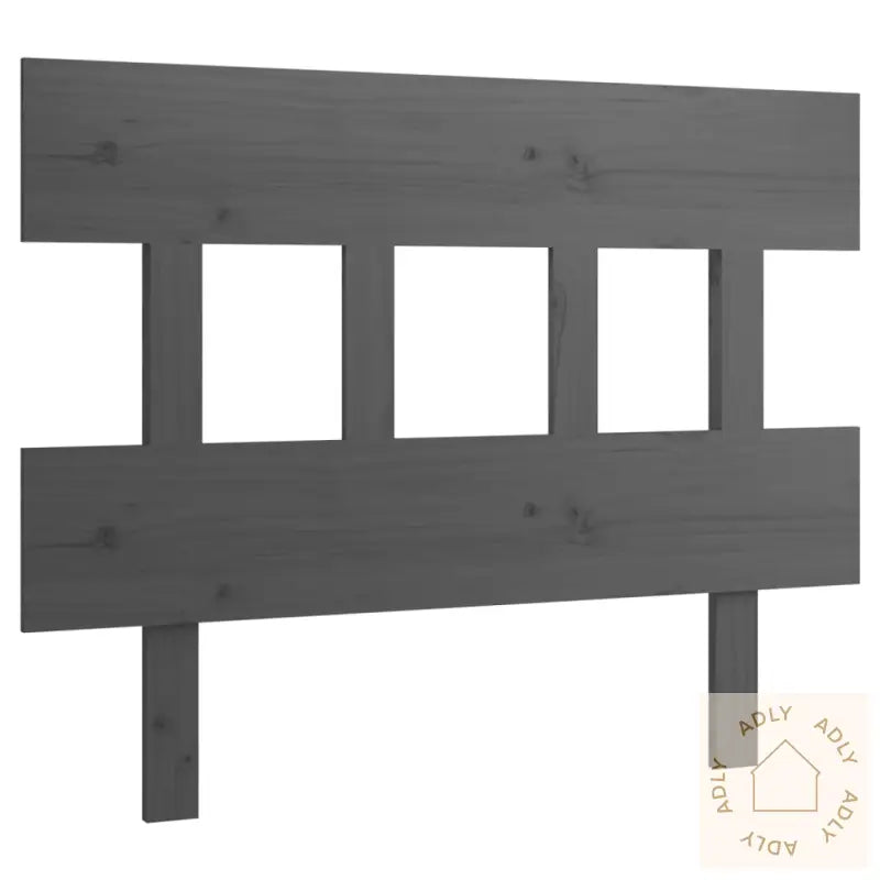 Sengegavl Grå 103,5X3X81 Cm Heltre Furu