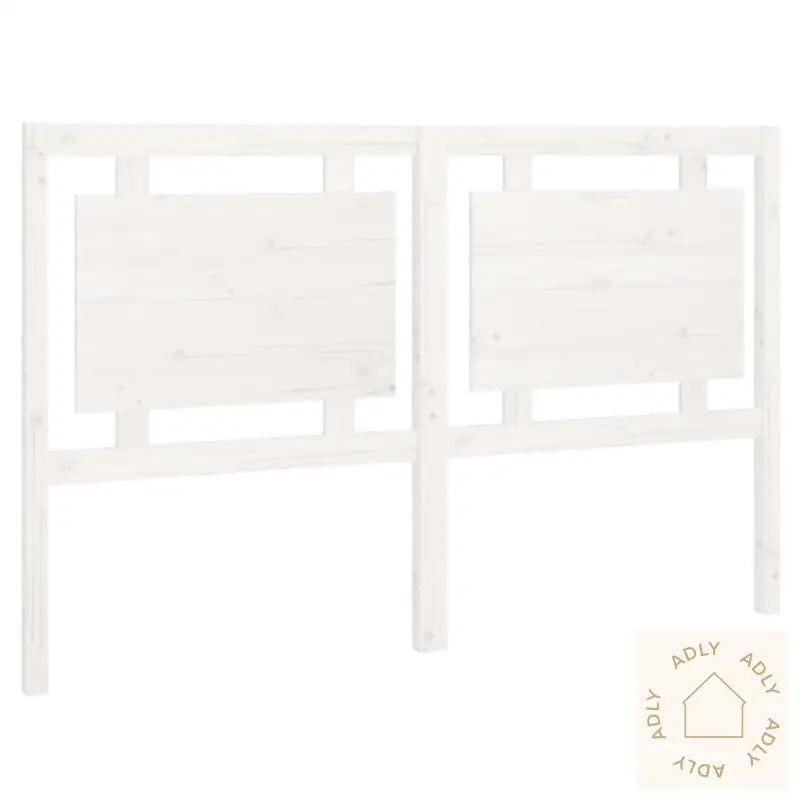 Sengegavl Hvit 155,5X4X100 Cm Heltre Furu