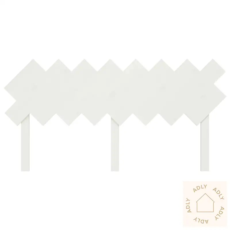 Sengegavl Hvit 159,5X3X80,5 Cm Heltre Furu