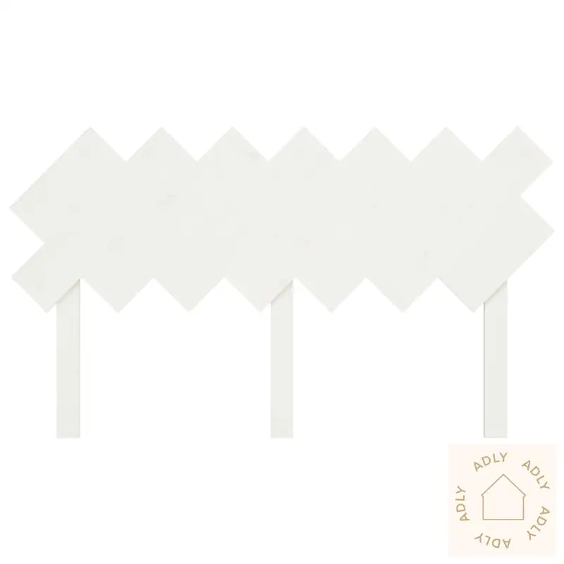 Sengegavl Hvit 141X3X80,5 Cm Heltre Furu