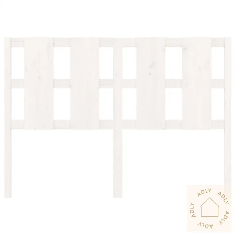 Sengegavl Hvit 125,5X4X100 Cm Heltre Furu