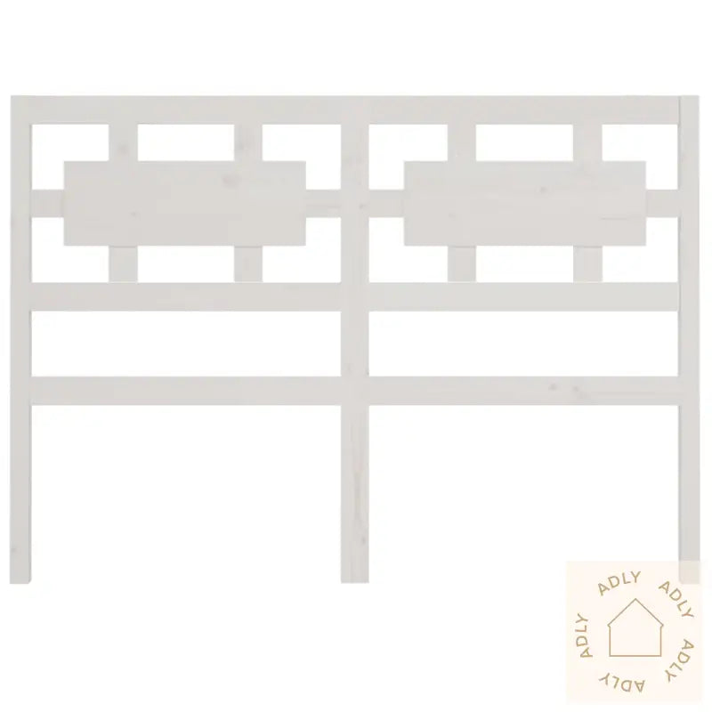 Sengegavl Hvit 125,5X4X100 Cm Heltre Furu