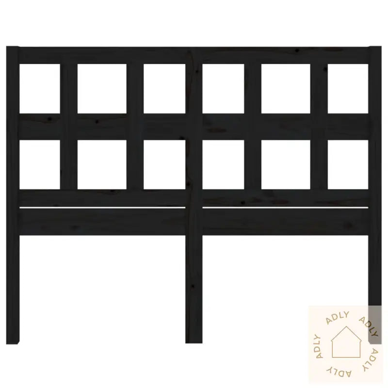 Sengegavl Svart 165,5X4X100 Cm Heltre Furu